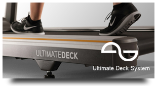 喬山極致的跑步板系統.Ultimate Deck System